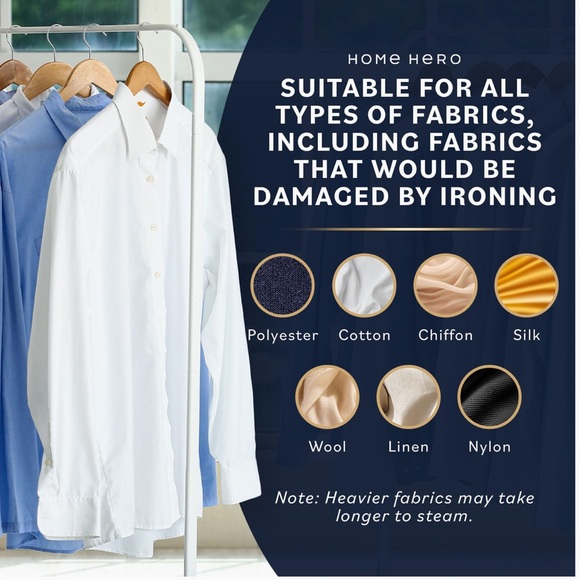 Home Hero Handheld Clothes Steamer - Picture 5 of 6